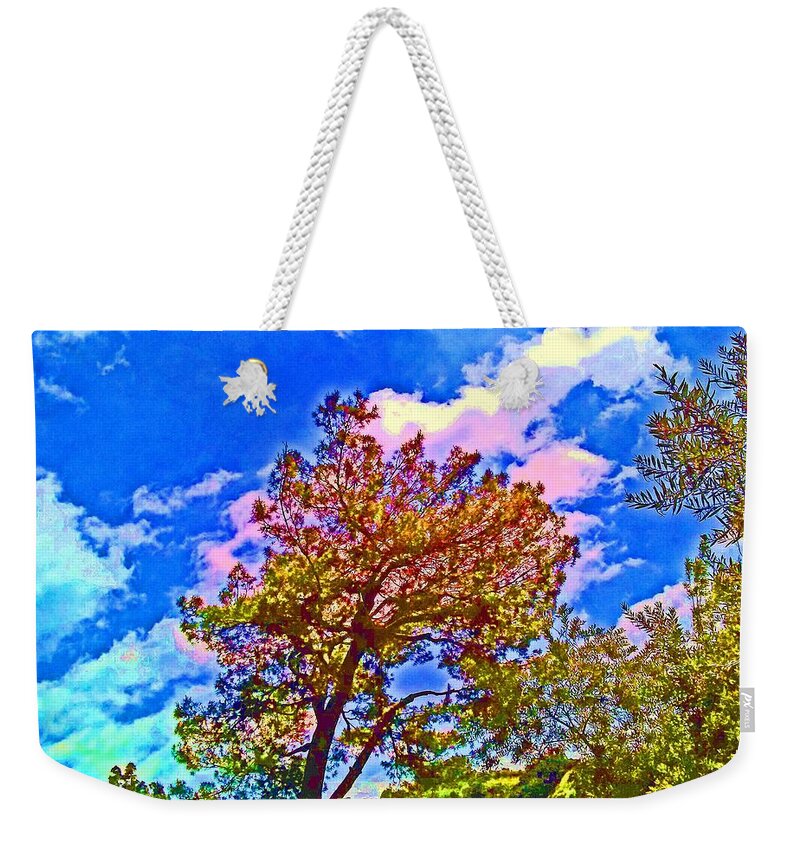 Trees Weekender Tote Bag featuring the photograph A Blooming Day by Andrew Lawrence