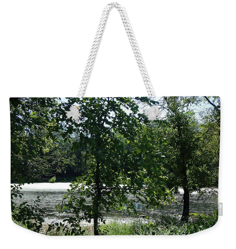 Swamp Weekender Tote Bag featuring the photograph A Break by Wild Thing