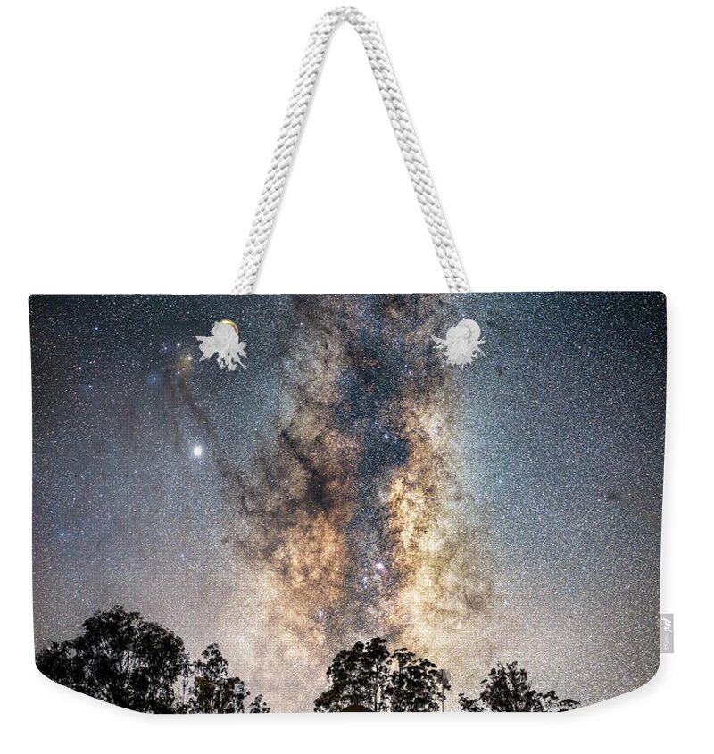 Photographs Weekender Tote Bag featuring the photograph One Small Step by Ari Rex