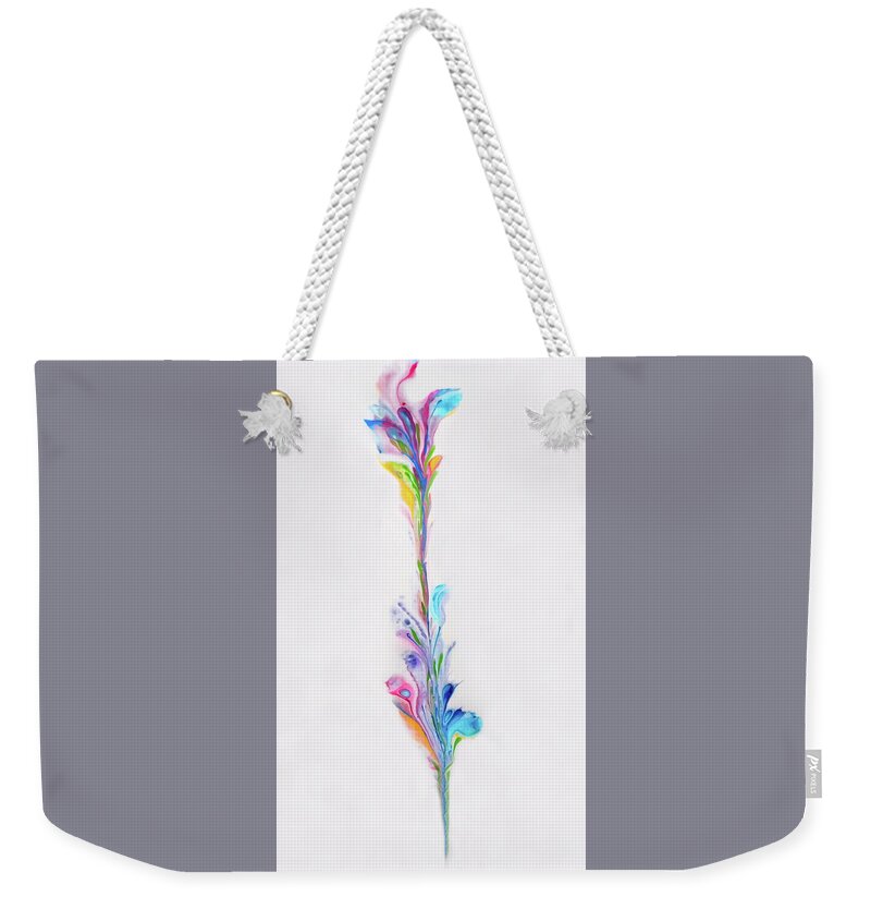 Flower Weekender Tote Bag featuring the painting A Meadow Flower by Deborah Erlandson