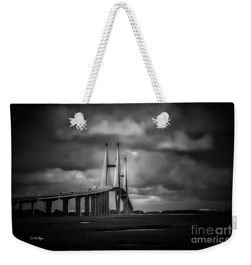 Bridge Weekender Tote Bag featuring the photograph A Moody Bridge by DB Hayes
