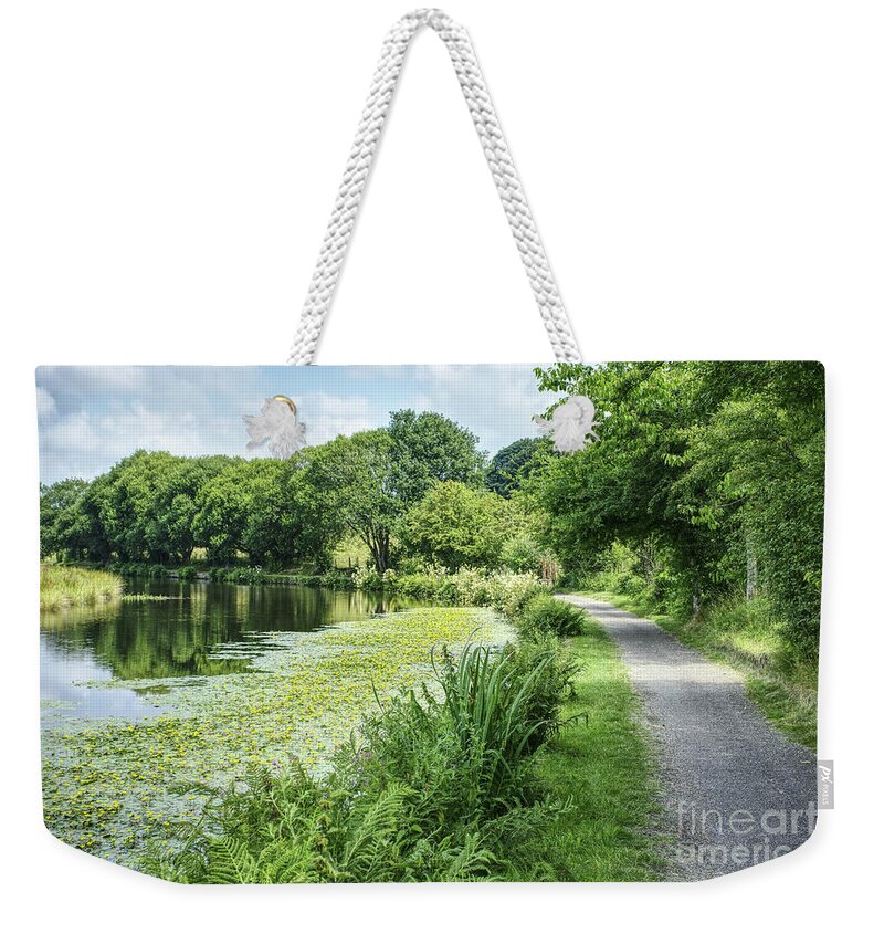 River Weekender Tote Bag featuring the photograph A pathway to happiness? by Pics By Tony