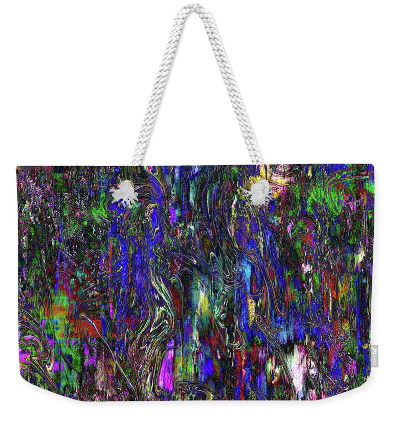 A-fine-art Weekender Tote Bag featuring the painting A Touch Of Class 2 by Catalina Walker
