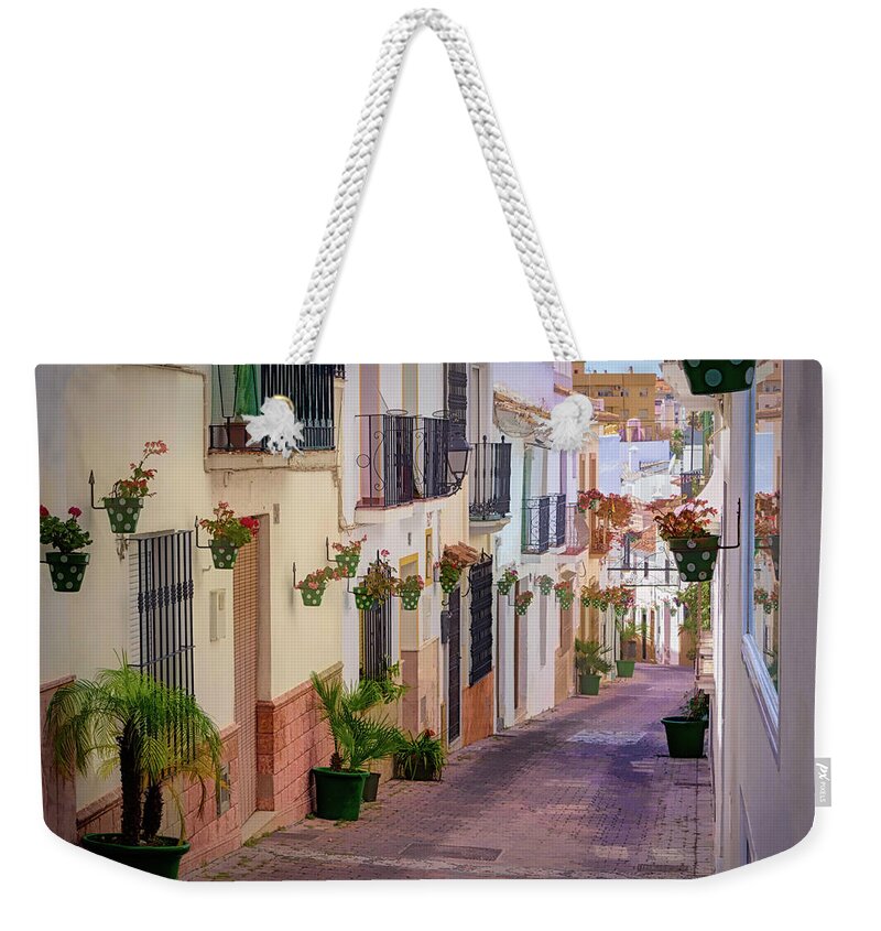 Andalusian City Weekender Tote Bag featuring the photograph A visit to the city of Estepona - 7 by Jordi Carrio Jamila