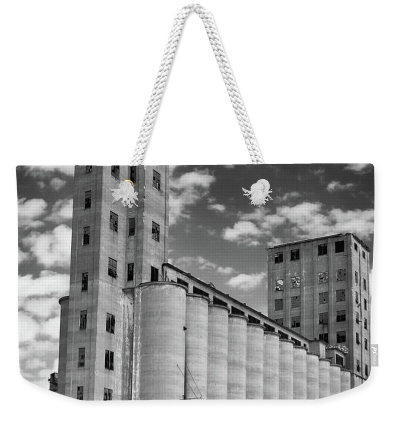 Buffalo Weekender Tote Bag featuring the photograph Abandoned 8910 by Guy Whiteley