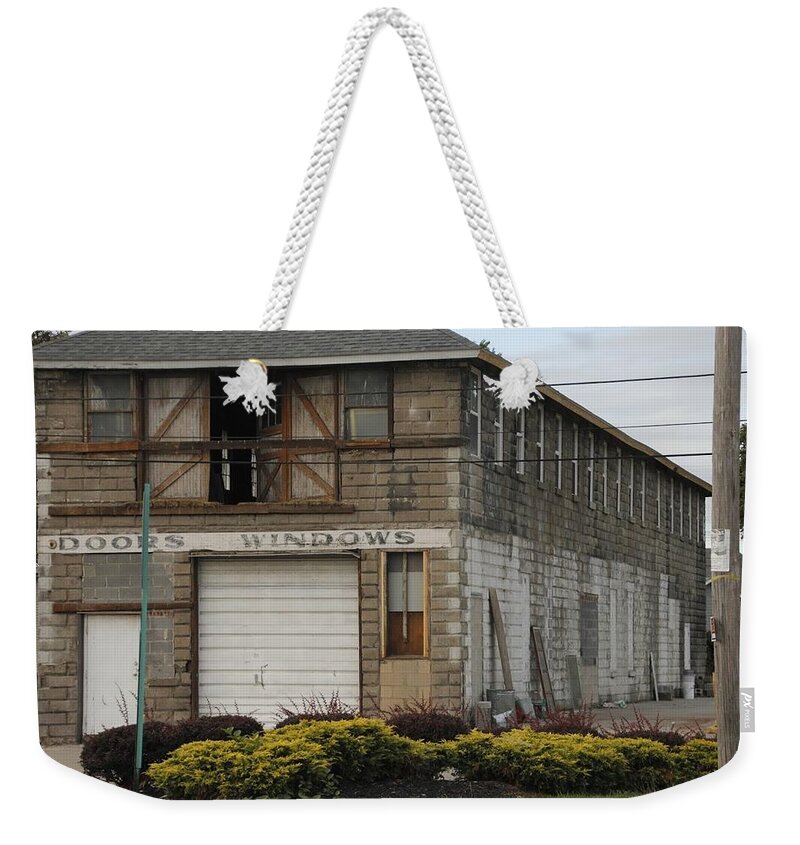 Doors And Windows Weekender Tote Bag featuring the photograph Abandoned Building that time forgot by Valerie Collins