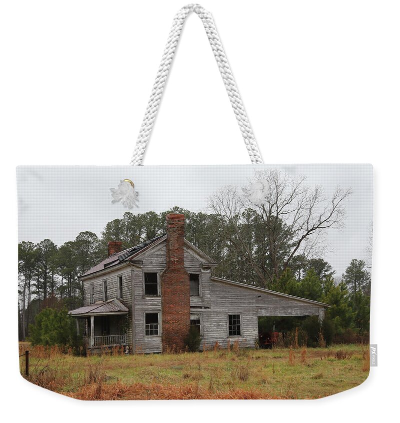 Karen Ruhl Weekender Tote Bag featuring the photograph Abandoned House by Karen Ruhl