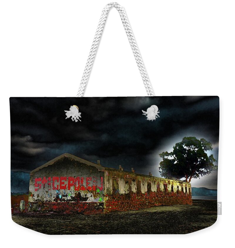 Abondoned Weekender Tote Bag featuring the photograph Abandoned and Lost or Jinxed and Bewitched House by Peter Kraaibeek