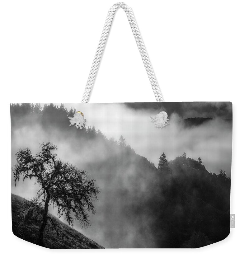 San Geronimo Weekender Tote Bag featuring the photograph Above San Geronimo, West Marin by Donald Kinney