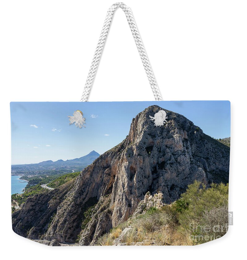 Mountain Landscape Weekender Tote Bag featuring the photograph Above the Canyon of Mascarat by Adriana Mueller