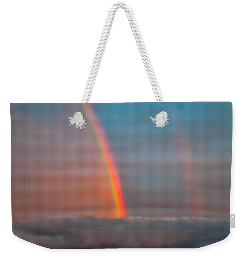 Clouds Weekender Tote Bag featuring the photograph Above The Clouds by Cathy Kovarik