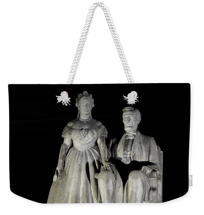 Abraham Weekender Tote Bag featuring the photograph Abraham and Mary by Scott Olsen