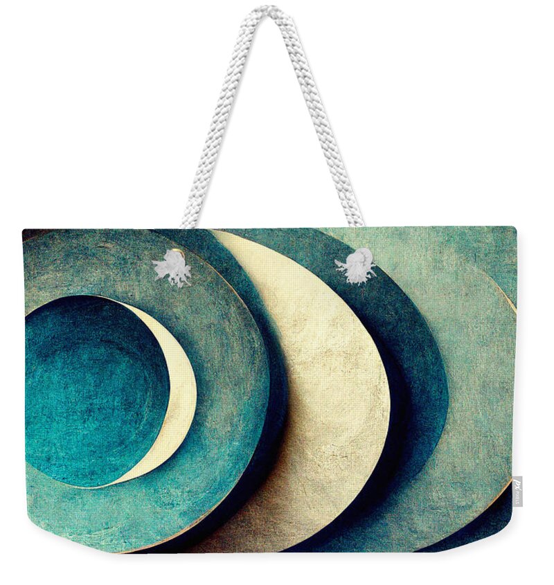 Abstract Weekender Tote Bag featuring the digital art Abstract #61 by Craig Boehman