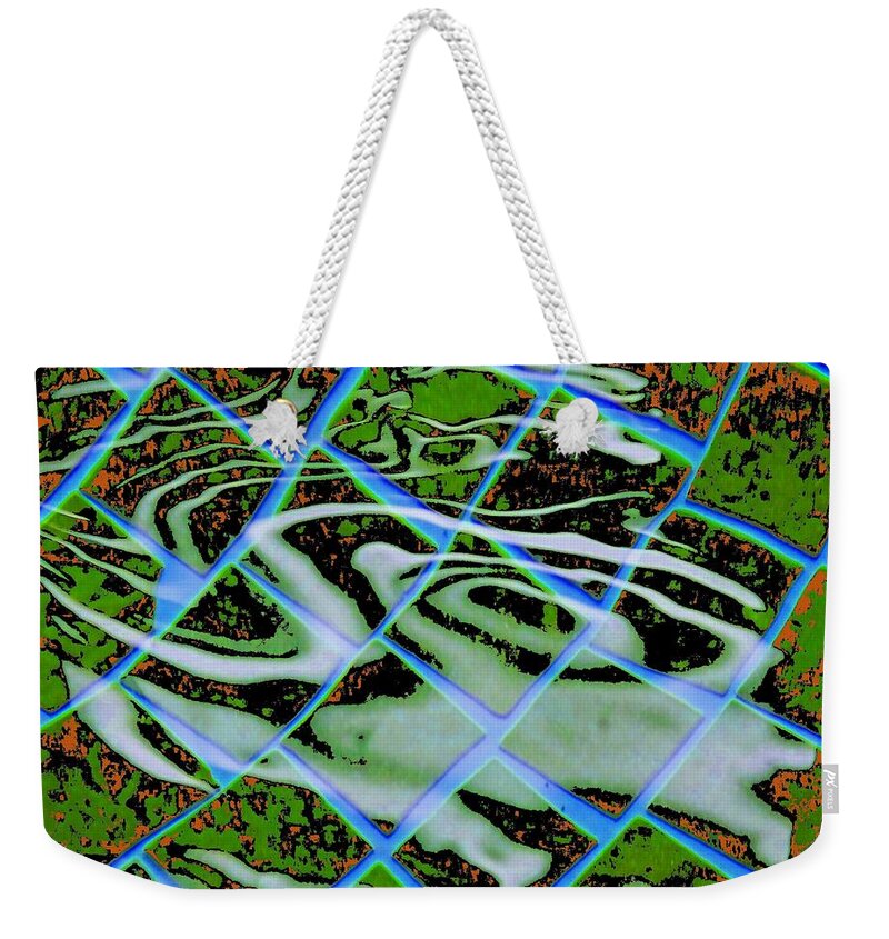 Abstract Weekender Tote Bag featuring the digital art Abstract Expressionaryish 20 by T Oliver