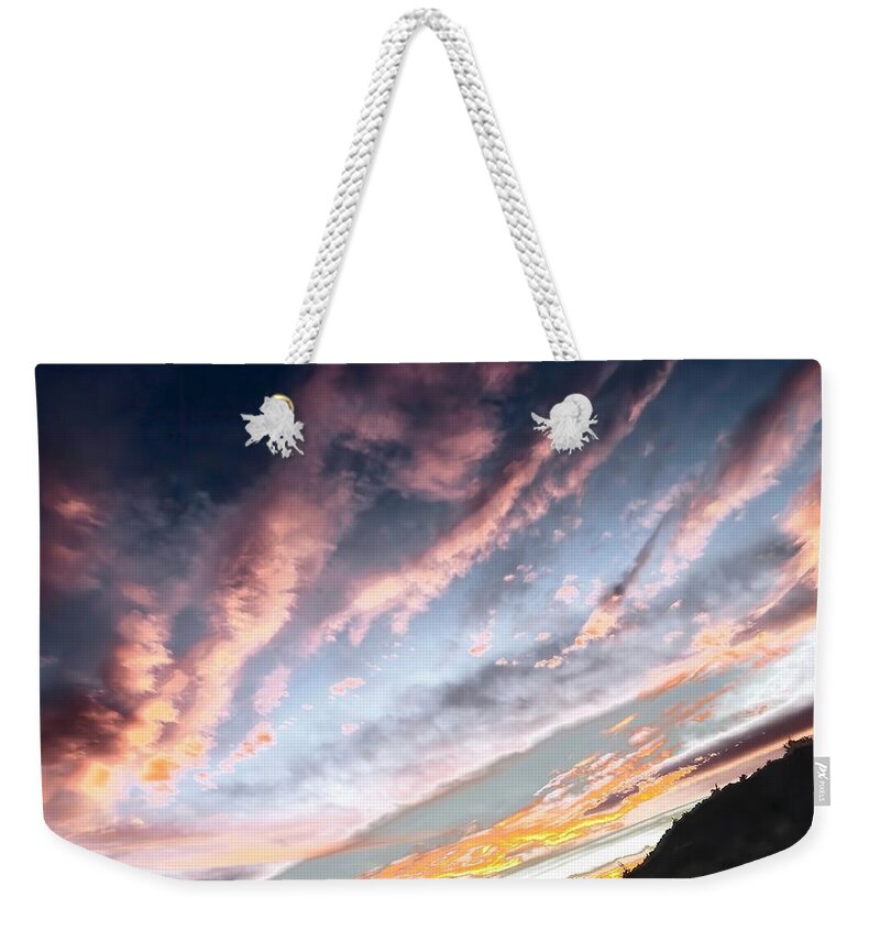 Icon Weekender Tote Bag featuring the photograph Abstracted by a Moment of Resplendant Luminosity by Judy Kennedy