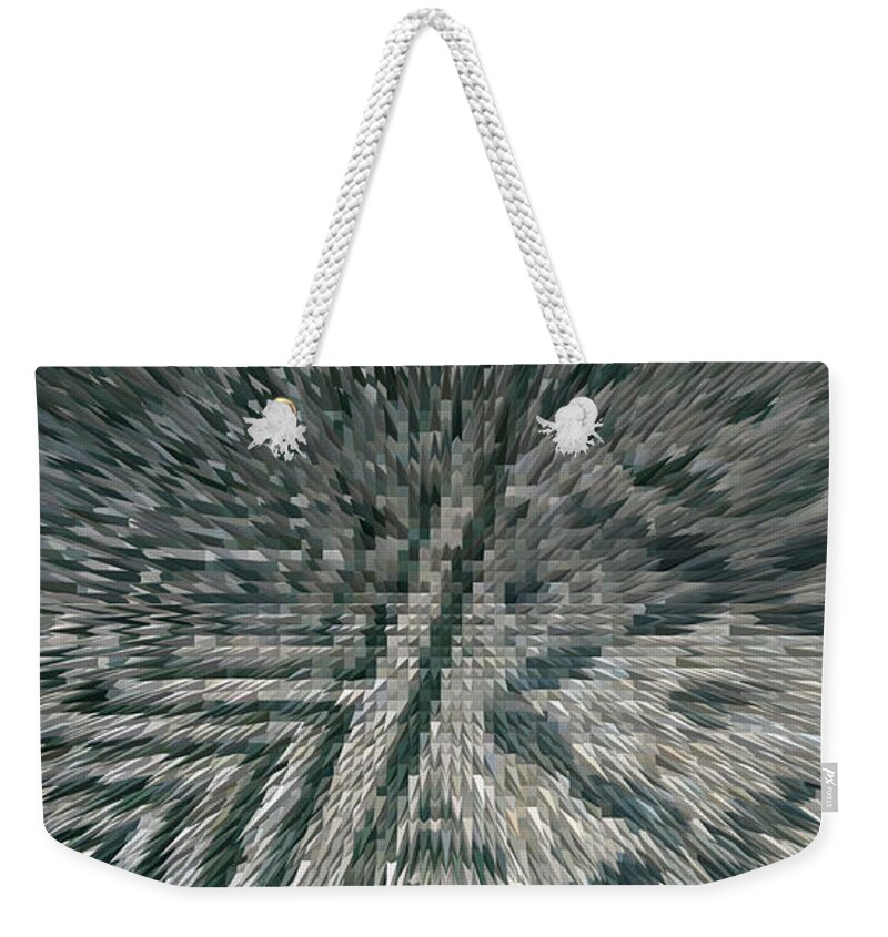Three Dimensional Effects Weekender Tote Bag featuring the photograph Across Time by Edward Shmunes