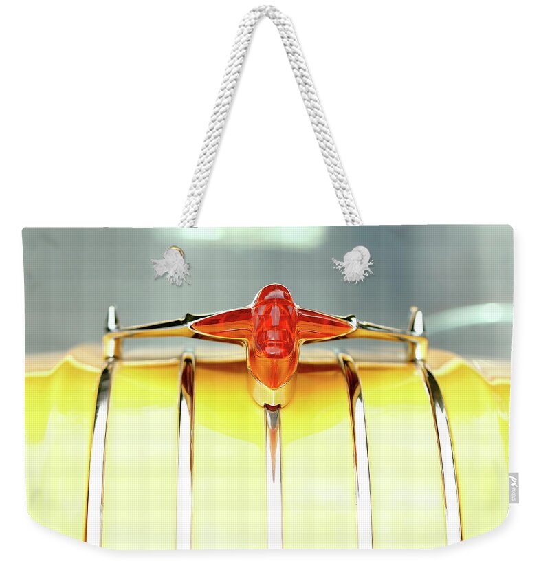 Pontiac Weekender Tote Bag featuring the photograph Acrylic Chief by Lens Art Photography By Larry Trager
