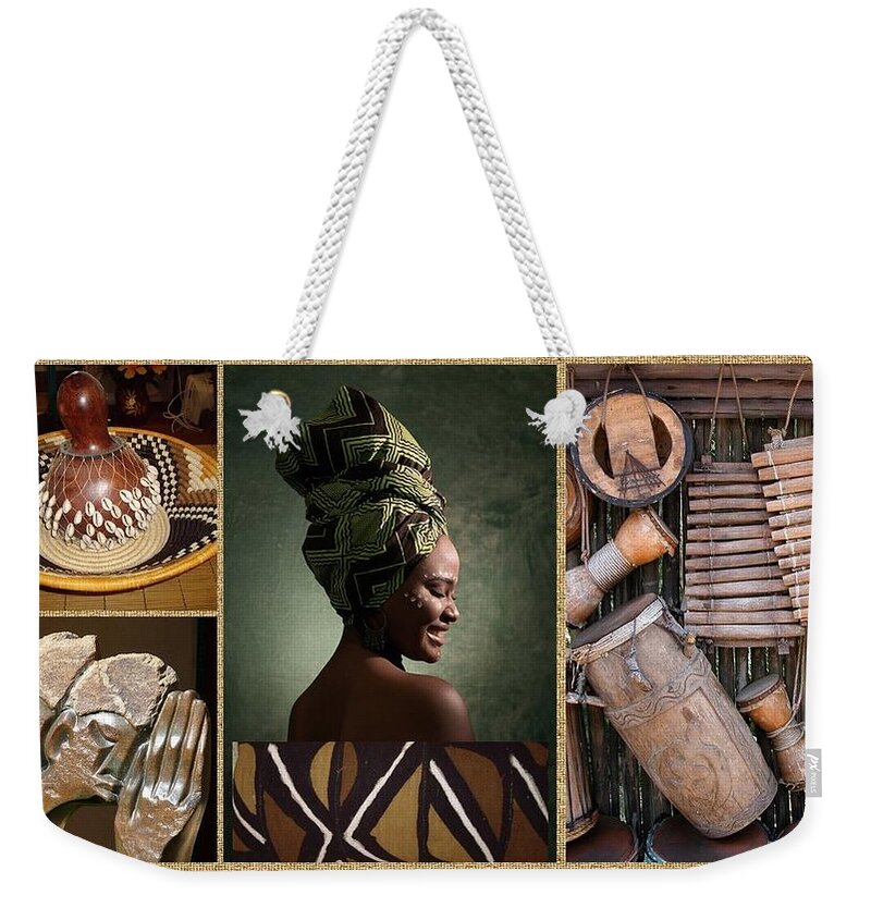 Africa Weekender Tote Bag featuring the photograph Africa Still Speaks by Nancy Ayanna Wyatt