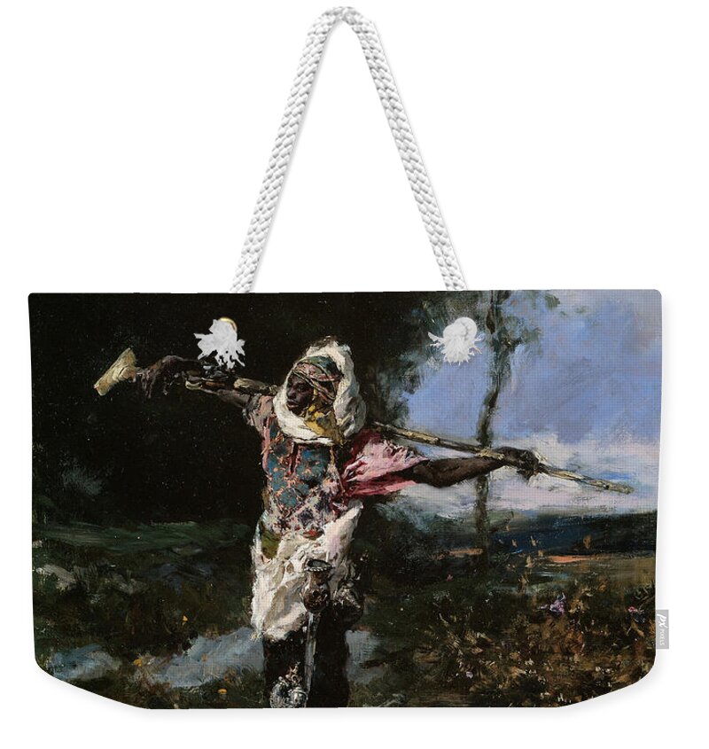 19th Century Painters Weekender Tote Bag featuring the painting African Chief by Maria Fortuny