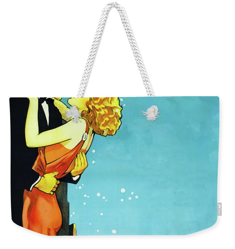 Age Weekender Tote Bag featuring the painting ''Age for Love'', 1931, movie poster painting by Movie World Posters