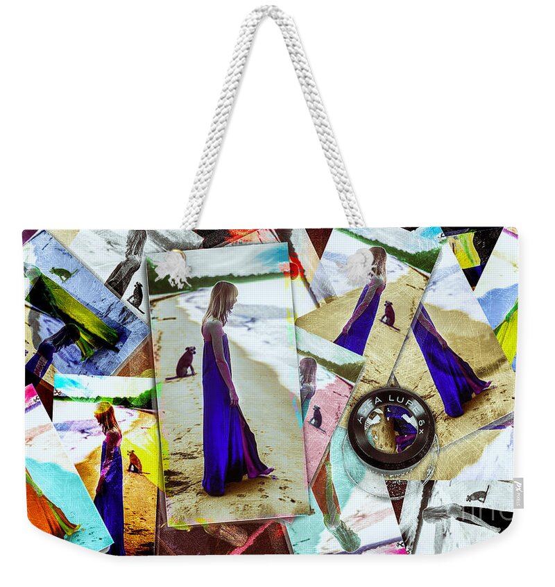 Digital Weekender Tote Bag featuring the digital art Agfa Lupe 6x by Anthony Ellis