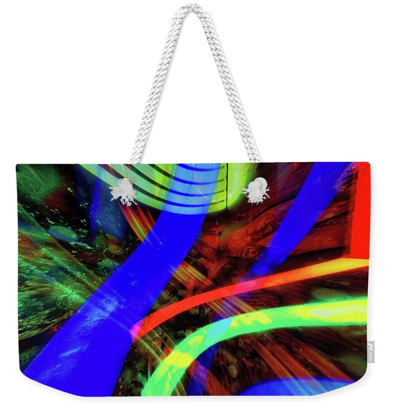 Colours Weekender Tote Bag featuring the digital art Agile by Norman Brule
