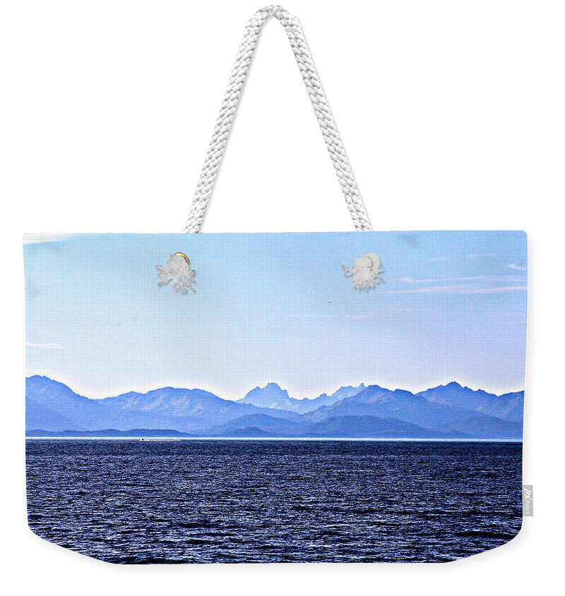 Ocean Weekender Tote Bag featuring the photograph Alaska 7 by Carol Jorgensen
