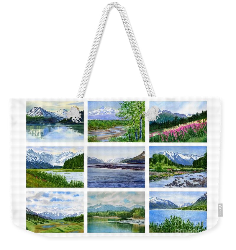 South Central Alaska Weekender Tote Bags