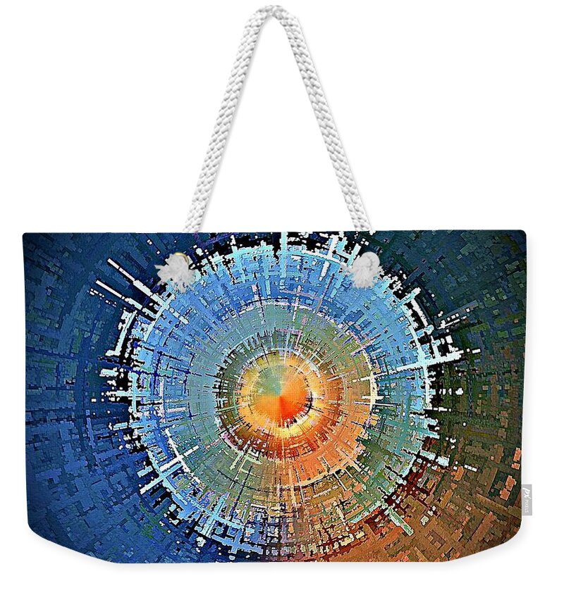 Star Weekender Tote Bag featuring the digital art Alectrona by David Manlove