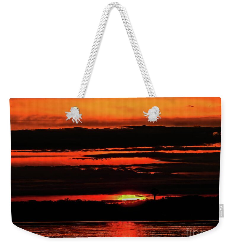 Digital Photography Weekender Tote Bag featuring the photograph All A Glow by Eunice Miller
