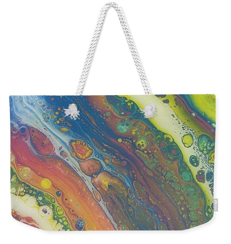  Weekender Tote Bag featuring the painting All Colors in Time by Dorsey Northrup
