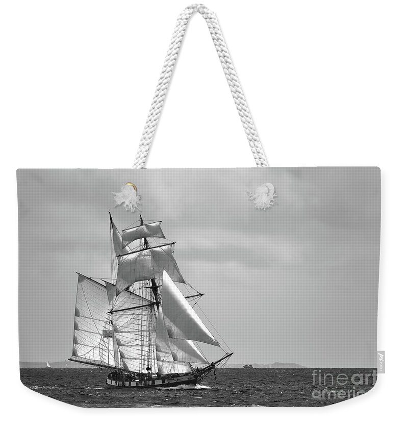 19th Weekender Tote Bag featuring the photograph All sails out. II by Frederic Bourrigaud