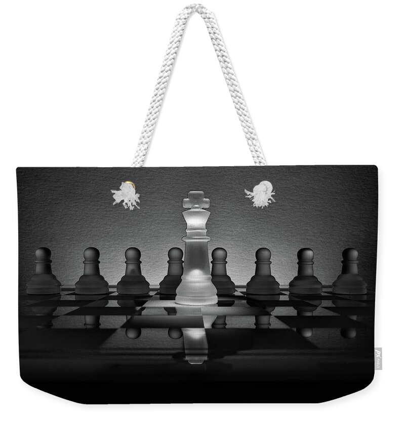 Chess Weekender Tote Bag featuring the photograph All the King's Men by Chuck Rasco Photography