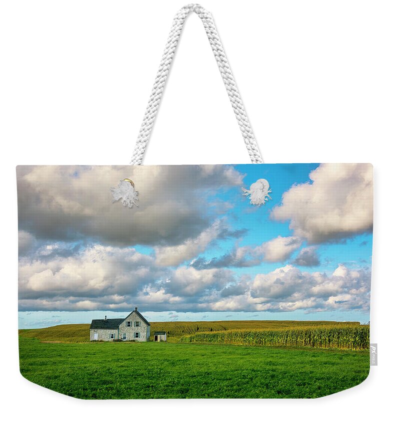 Cape Breton Weekender Tote Bag featuring the photograph Alone in Mabou Ridge by Ken Morris