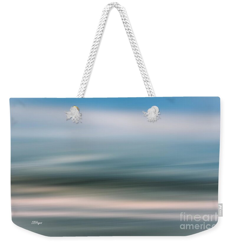 Impressions Weekender Tote Bag featuring the photograph Altered Reality 44 - Impressionistic Sea Scene by DB Hayes