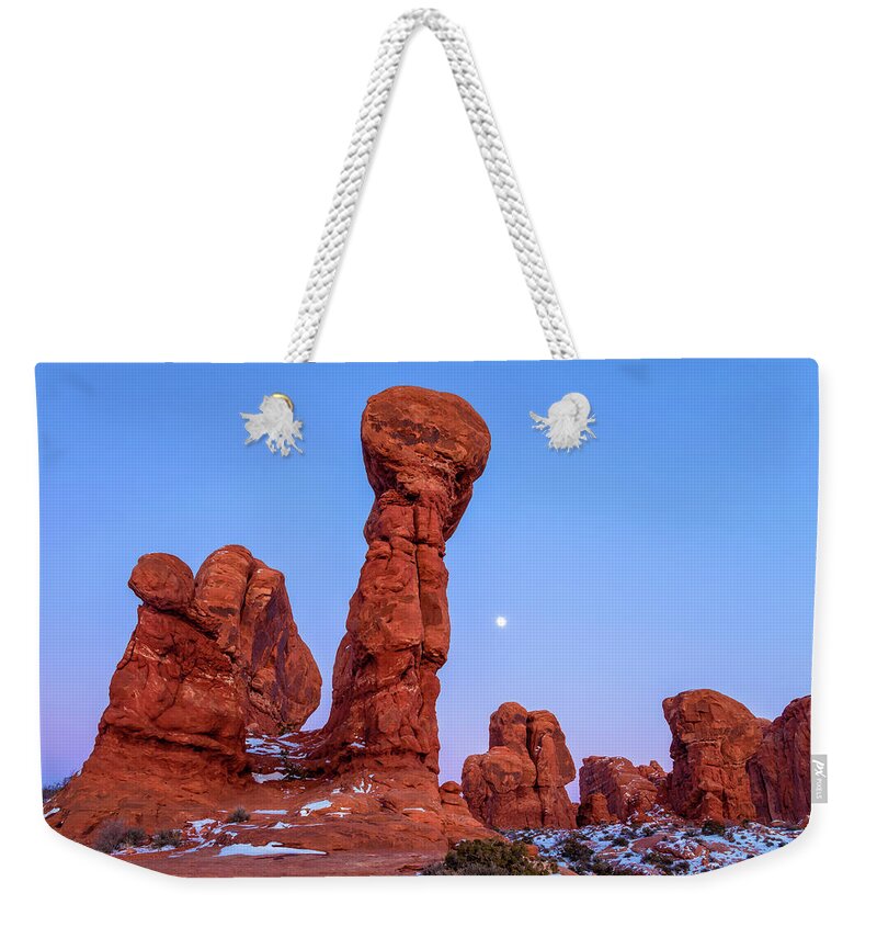 Landscape Weekender Tote Bag featuring the photograph Ancient Monuments by Jonathan Nguyen