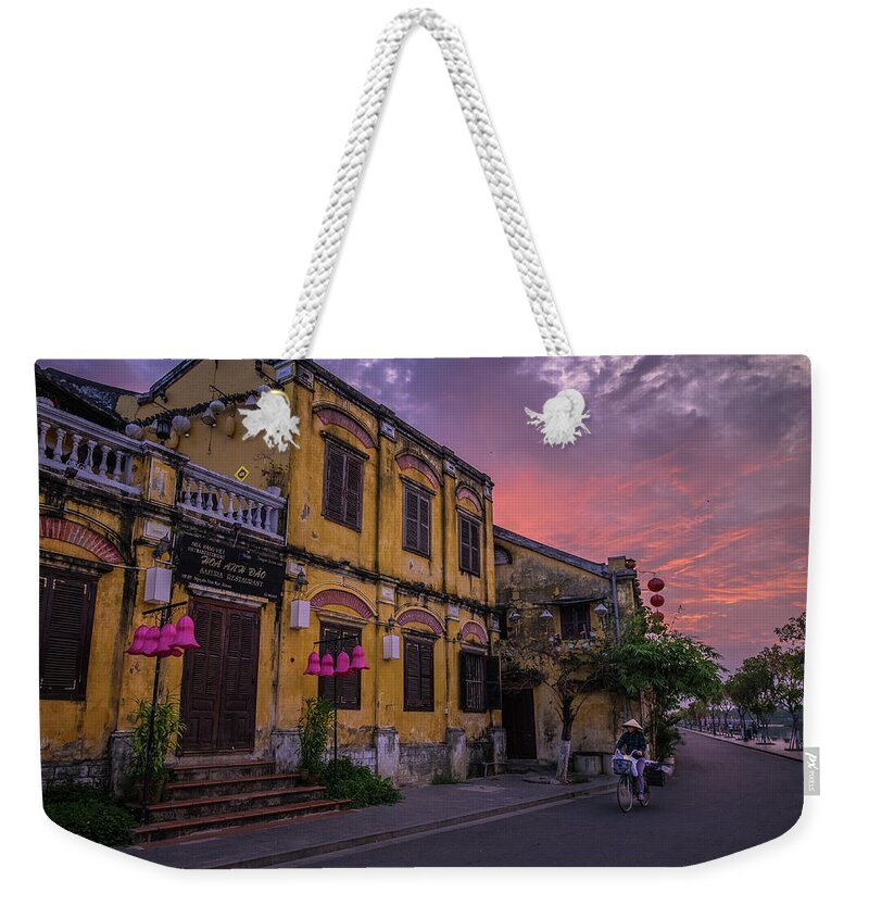 Ancient Weekender Tote Bag featuring the photograph Ancient Town of Hoi An by Arj Munoz