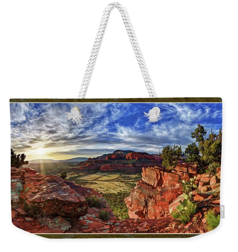 Artistic Rendering Weekender Tote Bag featuring the photograph Ancient Vision by ABeautifulSky Photography by Bill Caldwell