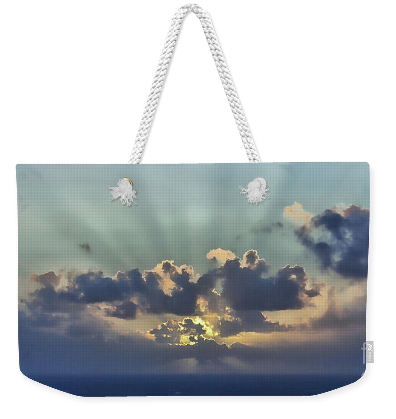 Clouds Weekender Tote Bag featuring the photograph And Then There Was Day Five by Roberta Byram