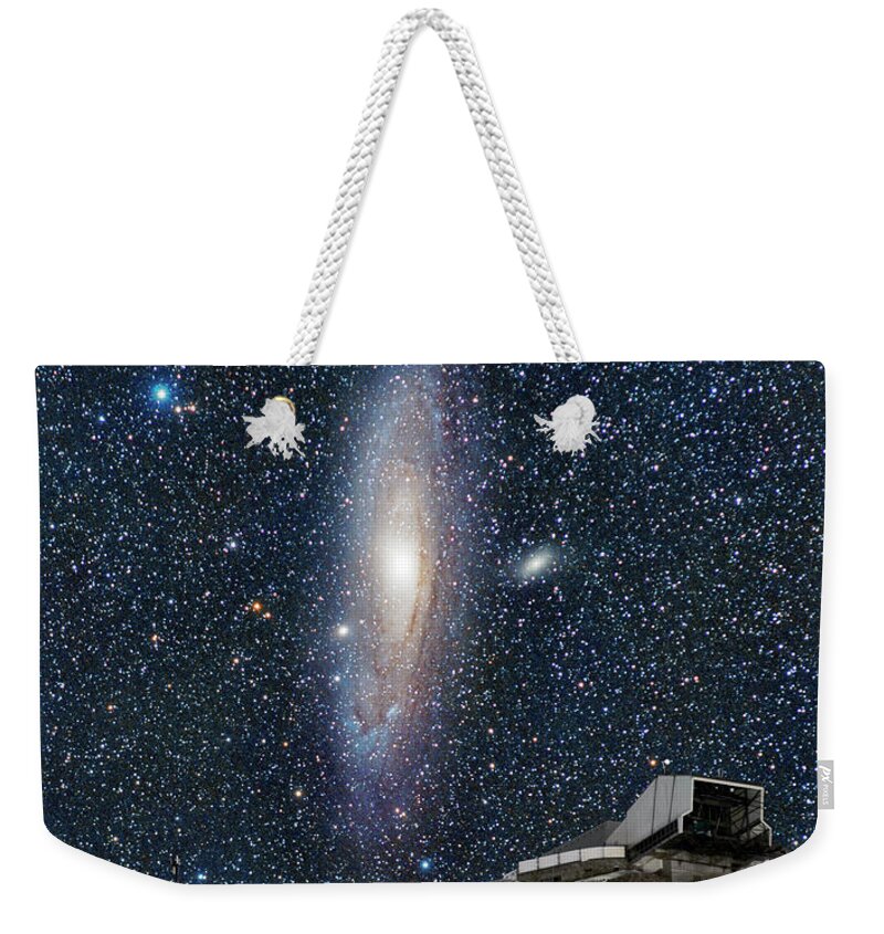 Mountains Weekender Tote Bag featuring the photograph Andromeda Station by Ralf Rohner