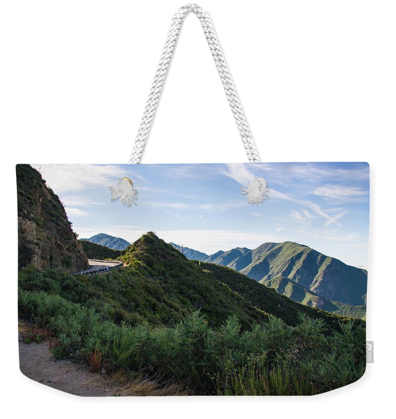 Highway Weekender Tote Bag featuring the photograph Angeles Crest Highway in the Sky by Matthew DeGrushe