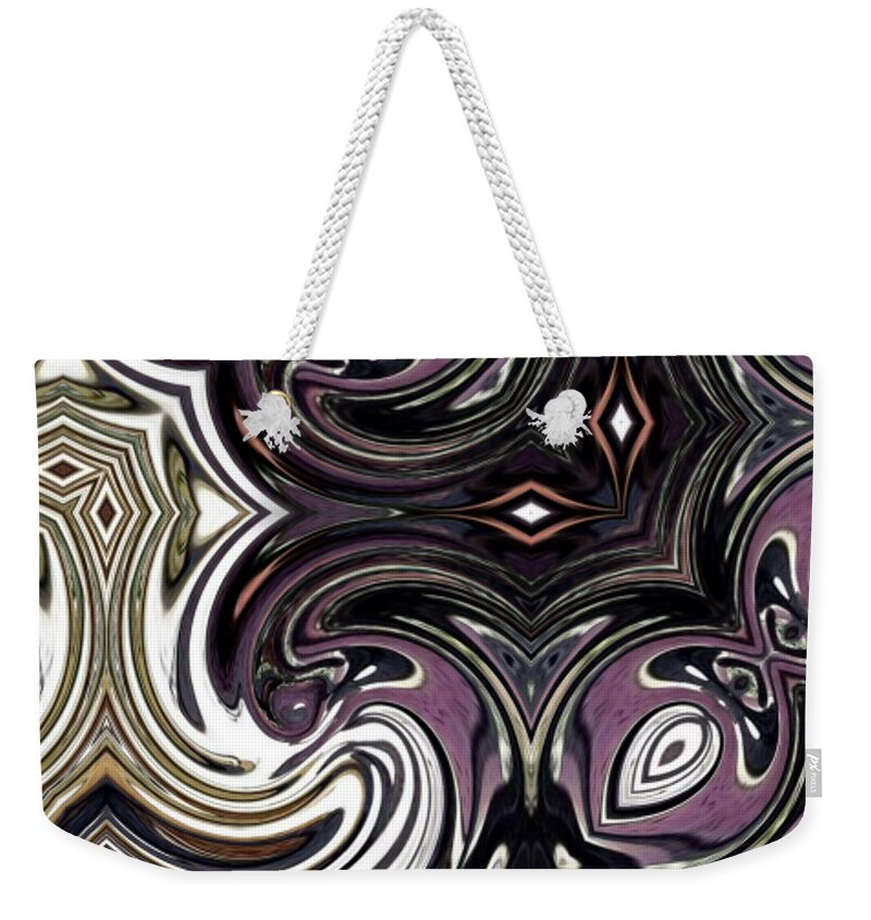 Birds Weekender Tote Bag featuring the digital art Angry Flight by Designs By L