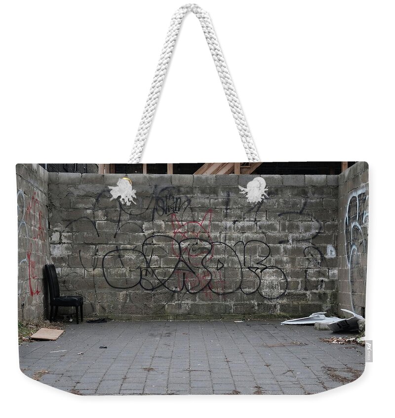 Urban Weekender Tote Bag featuring the photograph Another Inadvertent Theatre Set by Kreddible Trout