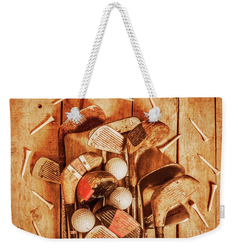 Retro Weekender Tote Bag featuring the photograph Another round? by Jorgo Photography