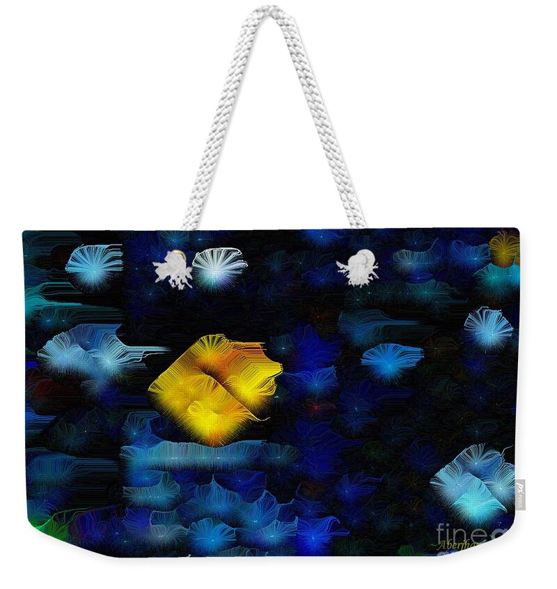 Stars Weekender Tote Bag featuring the painting Another Starry Starry Vincent Van Gogh Social Distance Night Number 2 by Aberjhani