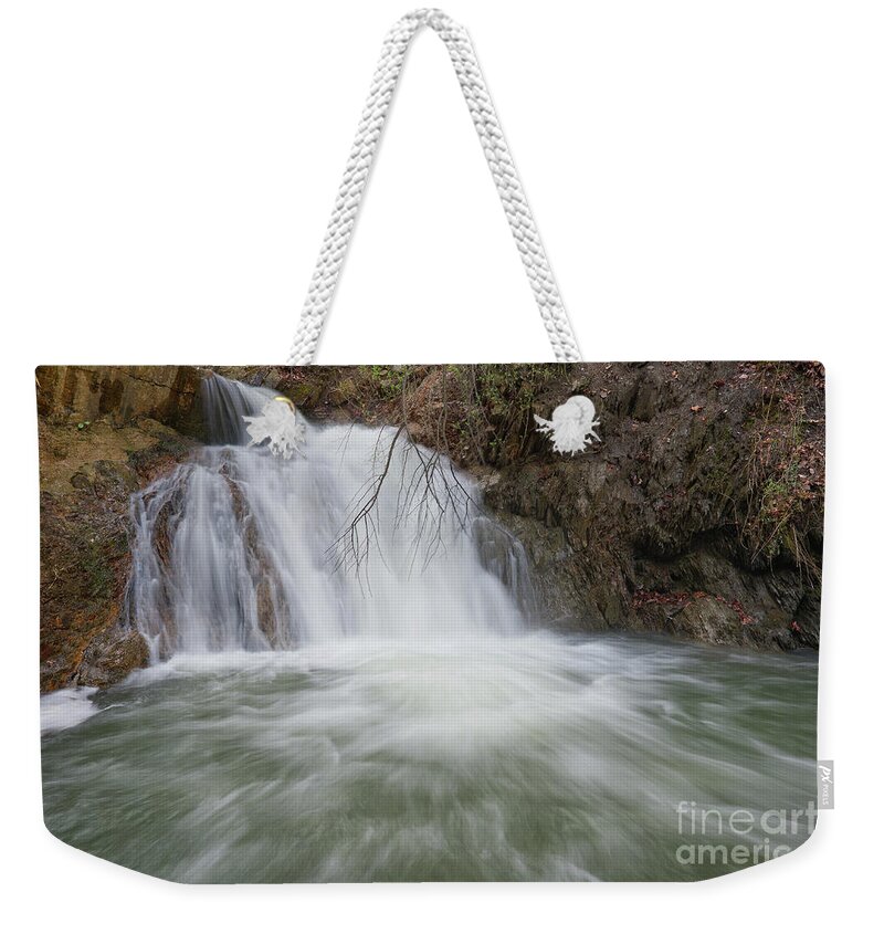 Triple Falls Weekender Tote Bag featuring the photograph Another Waterfall On Bruce Creek 5 by Phil Perkins
