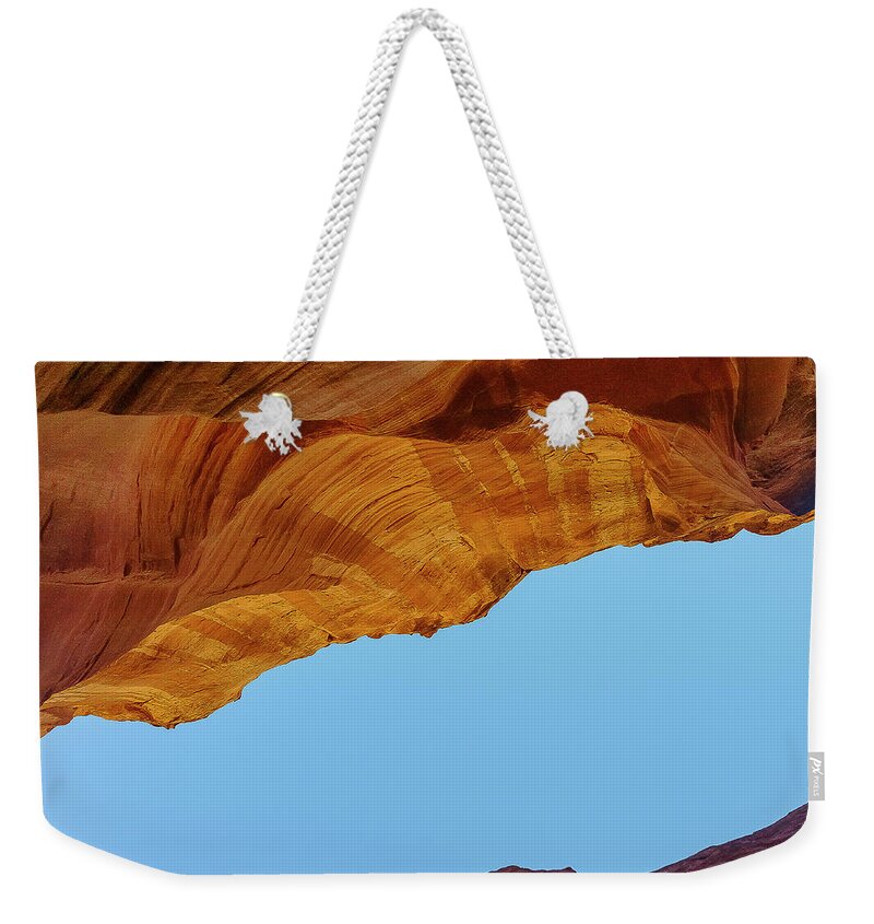 Landscape Weekender Tote Bag featuring the photograph Antilope Series 9 by Silvia Marcoschamer