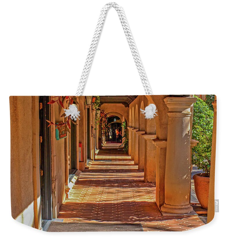 Tlaquepaque Weekender Tote Bag featuring the photograph Arches by Al Judge