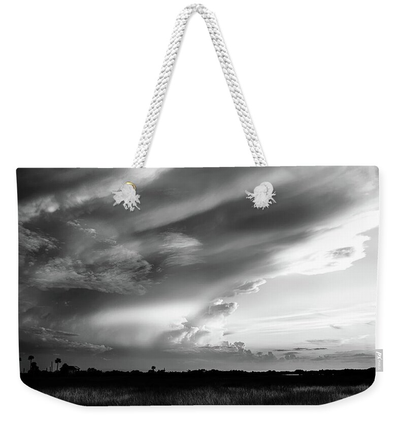Clouds Weekender Tote Bag featuring the photograph Aripeka Storm by Rick Redman