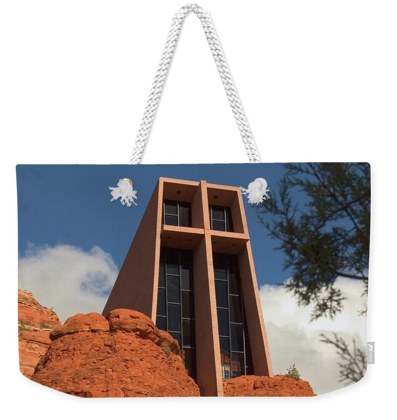 Chapel Weekender Tote Bag featuring the photograph Arizona Outback 4 by Mike McGlothlen